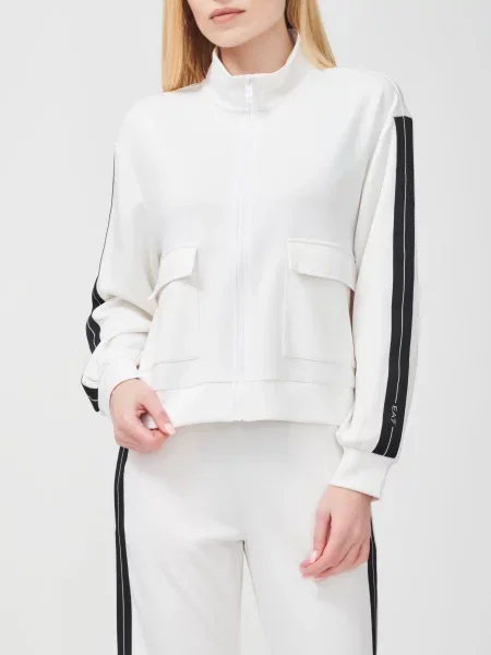 Спортивна кофта Ea7 Emporio Armani біла