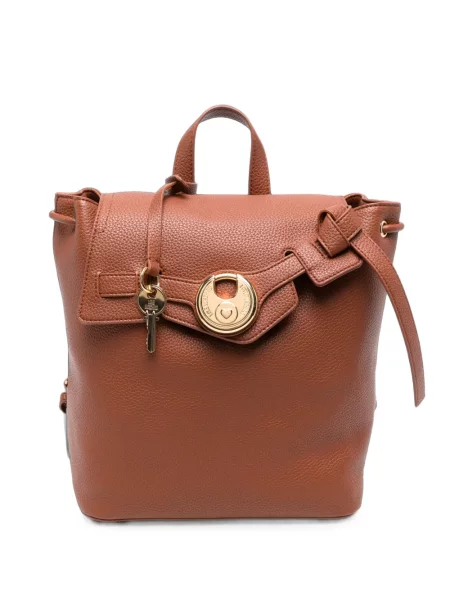 Rucsac Love Moschino cu autograf maro
