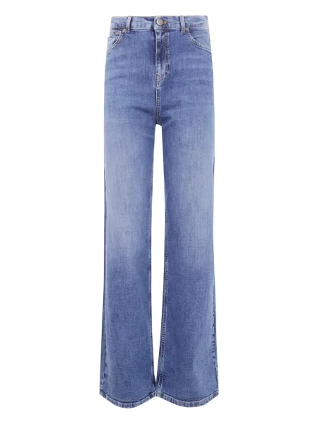 Blugi drepți Twinset albastru