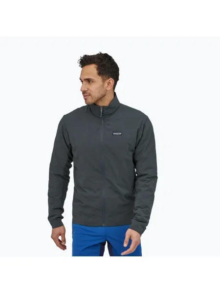 Мъжко хибридно яке Patagonia Thermal Airshed smolder blue сиво