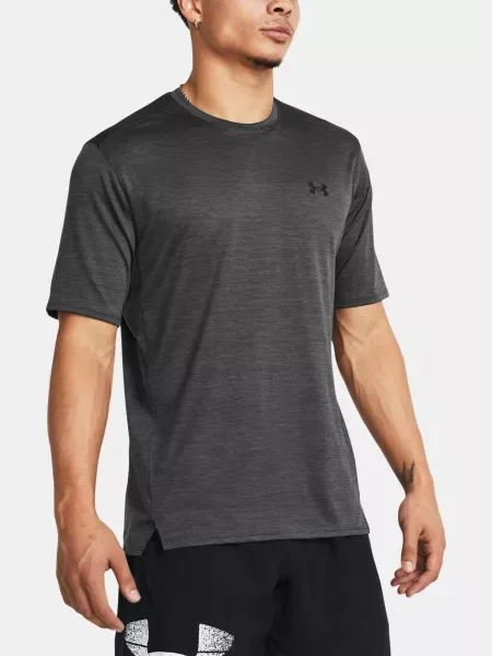 Pánske tréningové tričko Under Armour Tech Vent castlerock/ultimate black čierna
