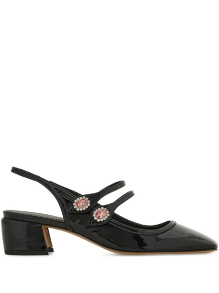 Pantofi cu toc Ferragamo slingback negru