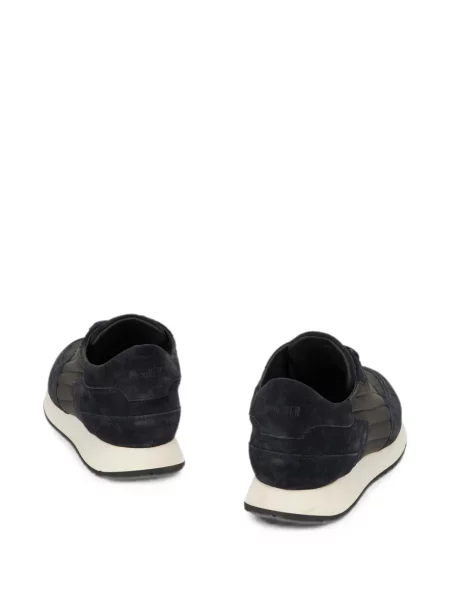 Καπιτονέ sneakers Moorer σουέντ μαύρο