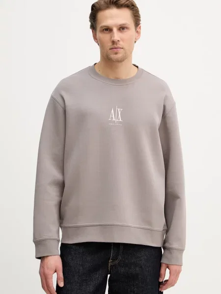 Armani Exchange Mikina hnědá