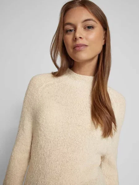 Sweter z dzianiny ze stójką model ‘Lea’ Brax