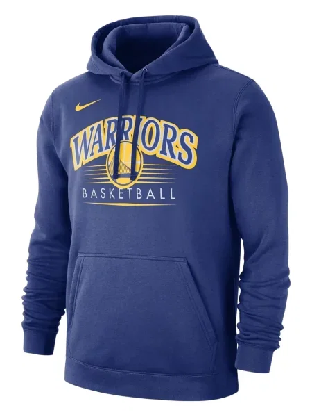 Тениска Nike с принт с градиентным принтом с качулка синьо