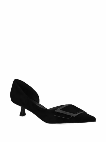 Pantofi cu toc Bibi Lou cu cataramă negru