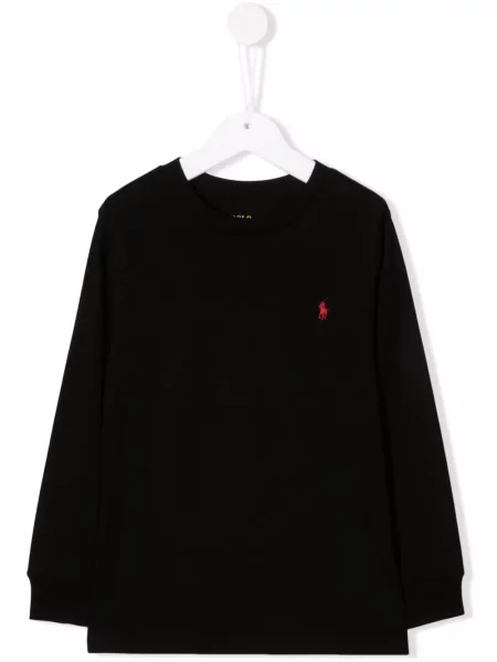 Koszulka polo dziecięca Polo Ralph Lauren czarna