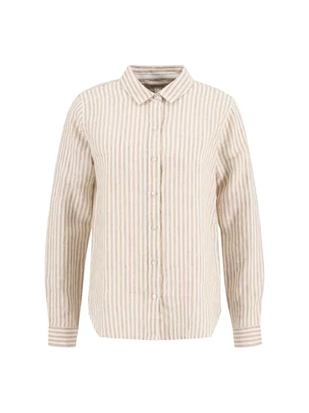 Długa koszula Barbour z długim rękawem beżowa