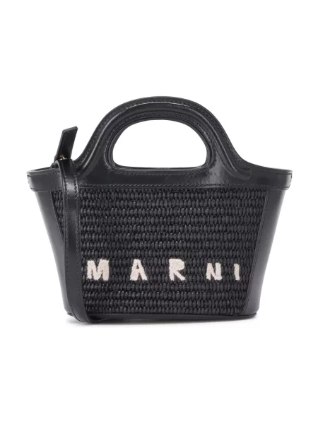 Listonoszka Marni skórzana czarna