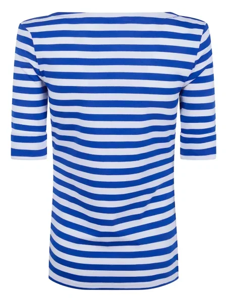 Top Lauren Ralph Lauren cu dungi albastru