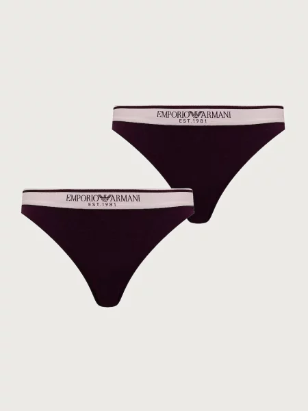 Emporio Armani Underwear nohavičky dámske s elastanom fialová