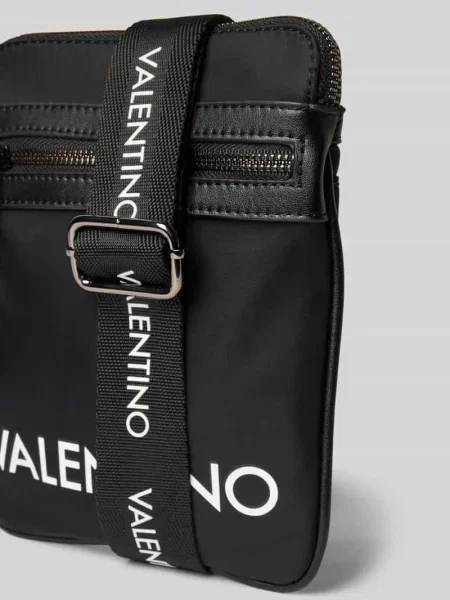 Torba na długim pasku z nadrukiem z logo model ‘Bandoliera’ Valentino czarna