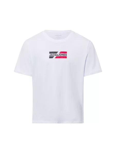 T-shirt z nadrukiem z logo model ‘CORP’ biała