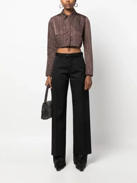 Kelnės Mm6 Maison Margiela įsiliepsnojo juoda