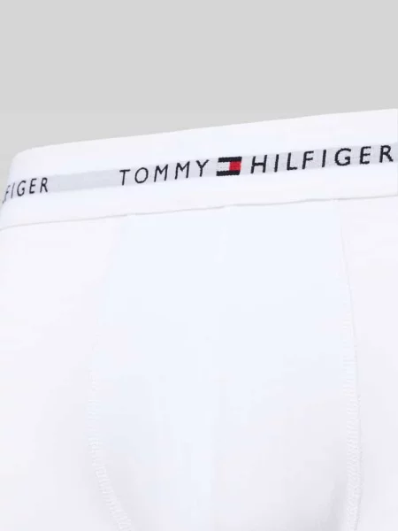 Obcisłe bokserki z mieszanki bawełny w zestawie 3 szt. Tommy Hilfiger czarne