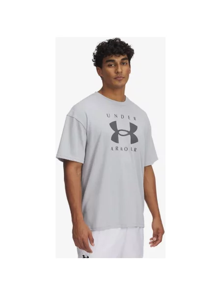 Koszulka Under Armour Heavyweight Oversized Branded S szara