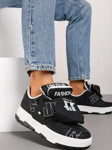 Sneakerși Inny negru