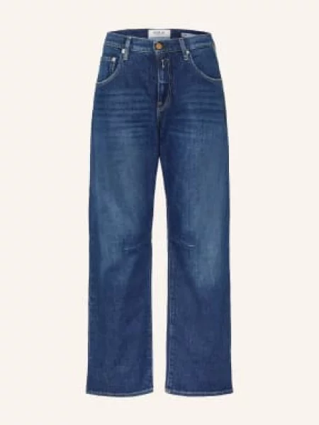 Replay Jeansy Typu Barrel Janie blau niebieskie