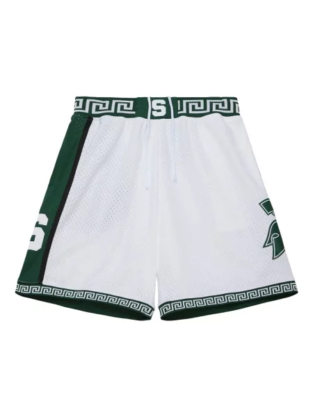 Pantaloni scurți Mitchell & Ness alb