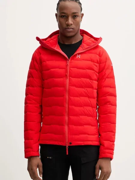 Haglöfs geacă sport din puf Spitz roșu