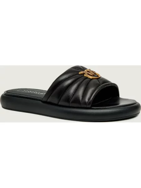 Pinko De piele șlapi FIONA 03 negru