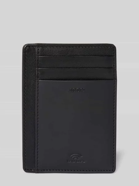 Etui na karty ze skóry z technologia rfid-blocking model manciano itys' Joop! Collection czarny