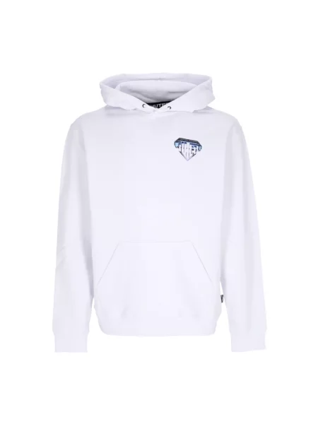 Bluza z kapturem Iuter z kapturem z logo biała