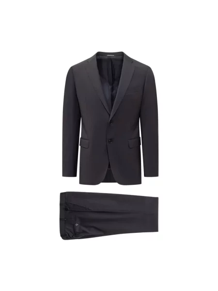 Garnitur Emporio Armani wełniany czarny