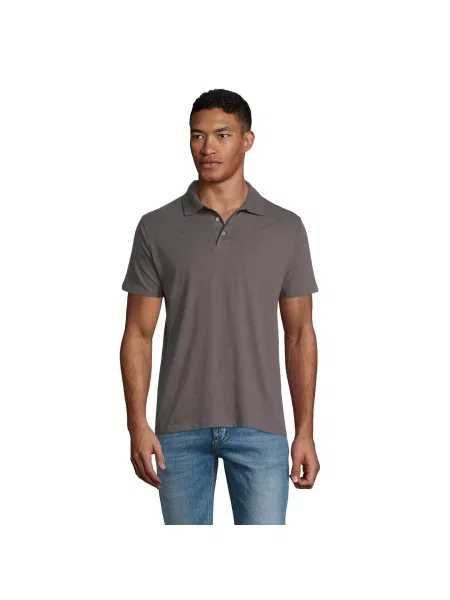 Koszulka Polo Prescott Jersey szara