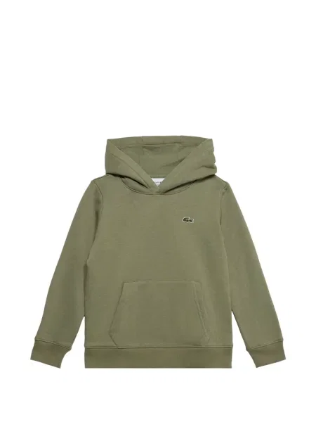 Bluza z kapturem dziecięca Lacoste zielona