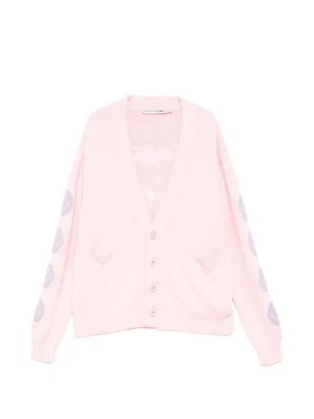 Жилетка Joshua Sanders с V-образно деколте розово