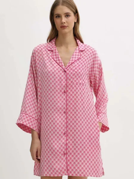 Нощница Dkny дамска розово