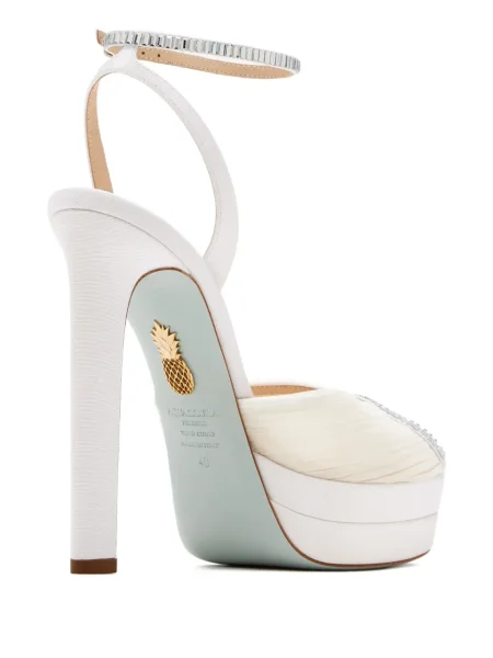 Sandale Aquazzura alb