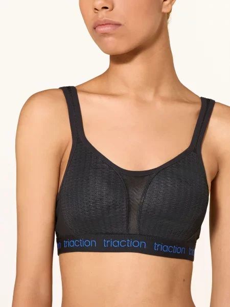 Triumph Sportovní Podprsenka Triaction Energy Lite Se Síťovinou černá