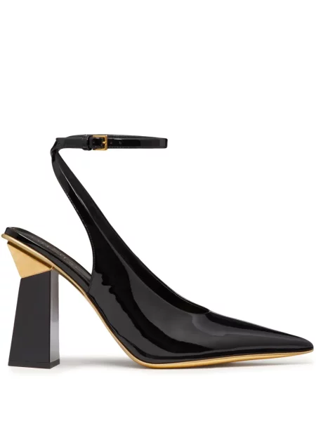 Pantofi cu toc Valentino Garavani slingback negru