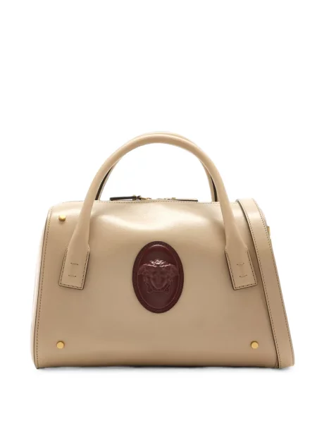 Geantă shopper Versace din piele