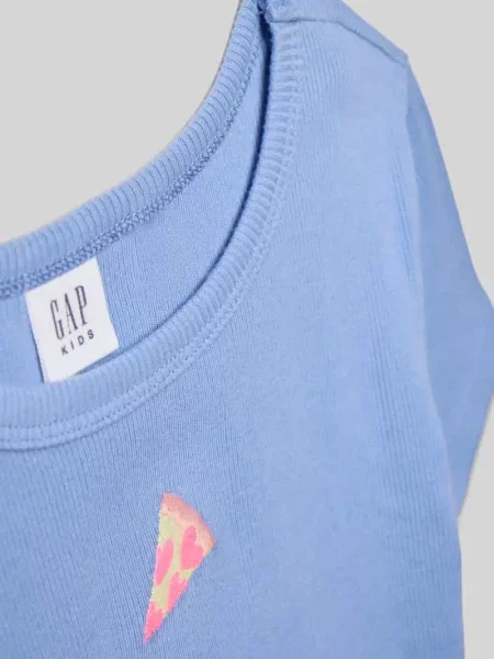 T-shirt z wyhaftowanym motywem Gap