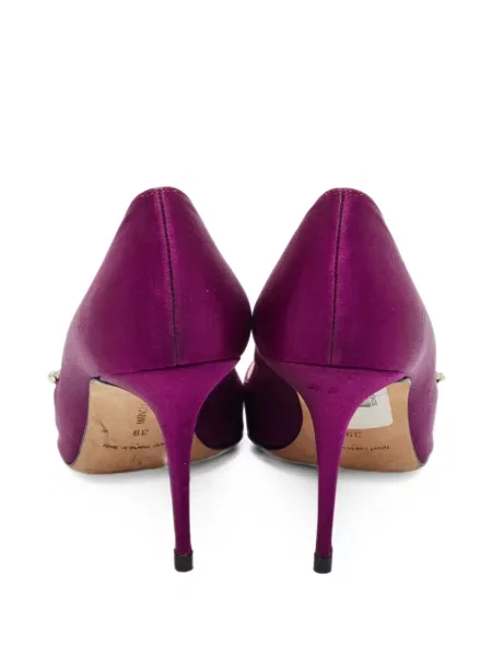 Pantofi cu toc Manolo Blahnik violet