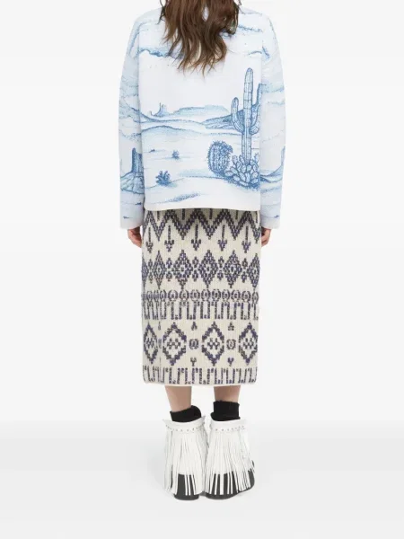 Pulover Alanui de lână albastru