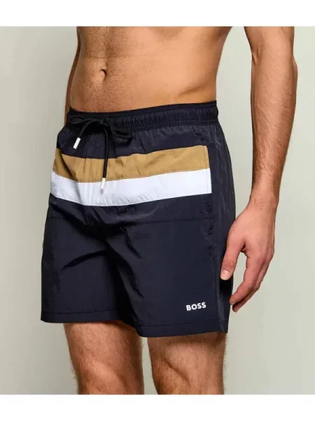 Pantaloni scurți Boss Black negru