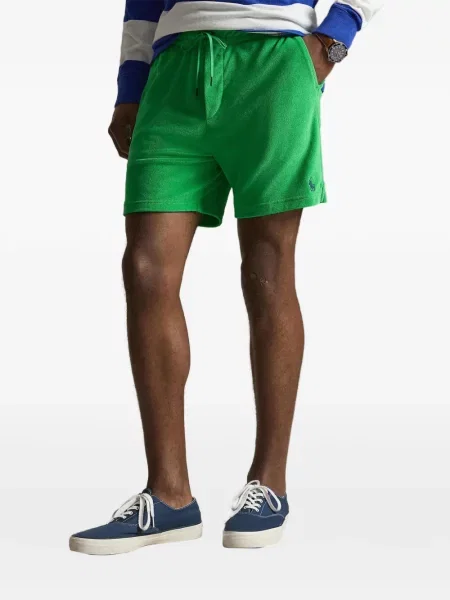 Καρό polo Polo Ralph Lauren με κέντημα πλεγμένο ροζ