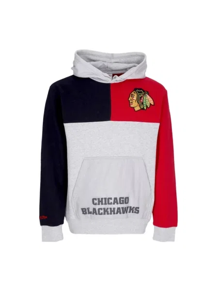 Bluza z kapturem Mitchell & Ness z kapturem biała