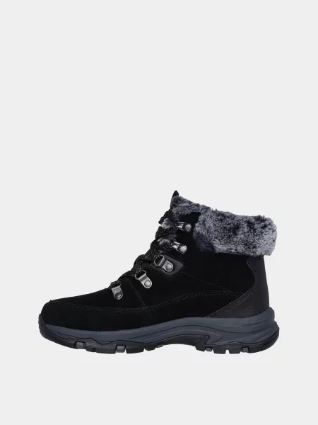 Кожаные ботинки Skechers синие