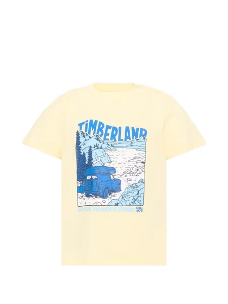 Koszulka dziecięca Timberland żółta