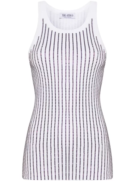 Top The Attico de cristal alb