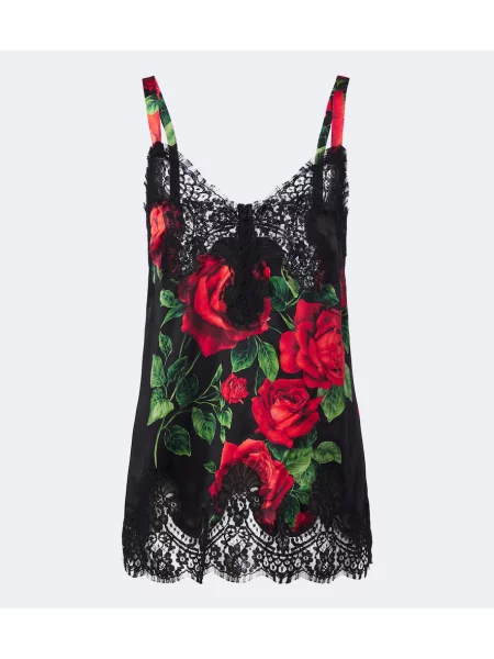 Maiou Dolce&gabbana de mătase cu model floral