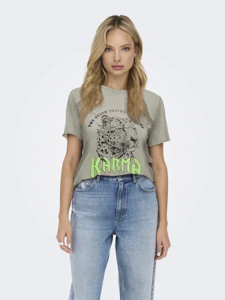 ONLY Tricou Lucy gri