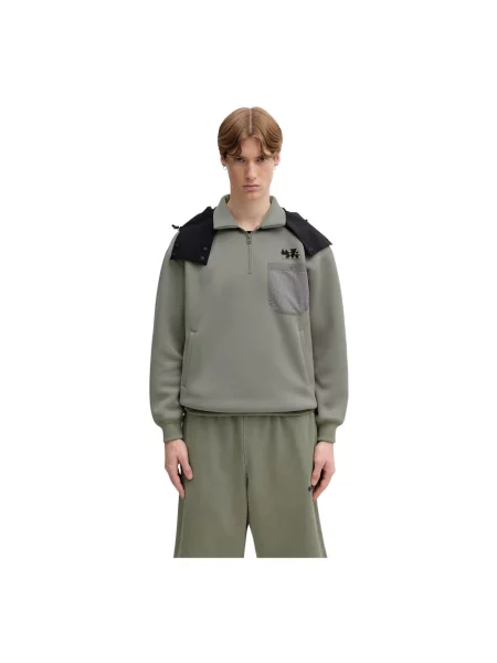 Bluza z kapturem Neighborhood z kapturem szara