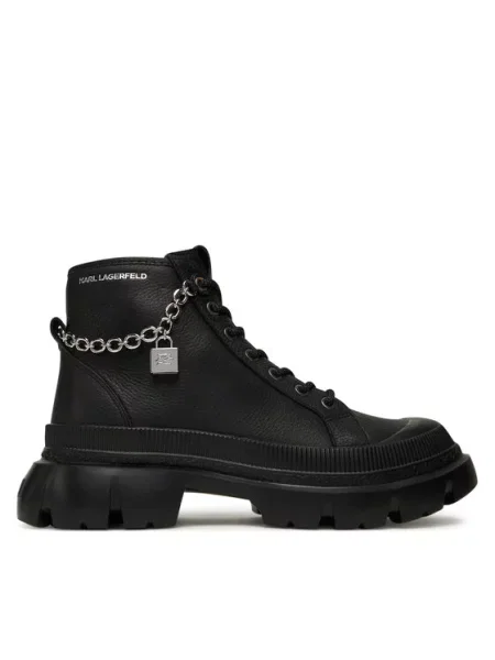 KARL LAGERFELD Žygio batai Trekka Max Lock juoda